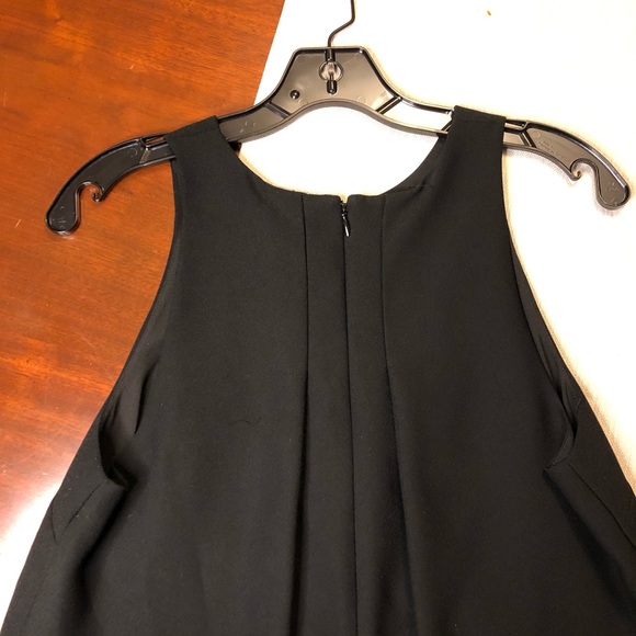 Banana Republic Black Fringe Dress Size 4 - Picture 2 of 4